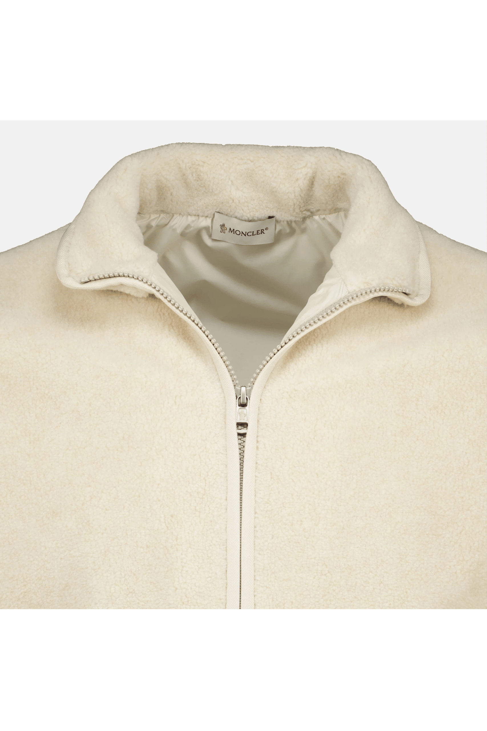 Cardigan Polaire Zippé Beige