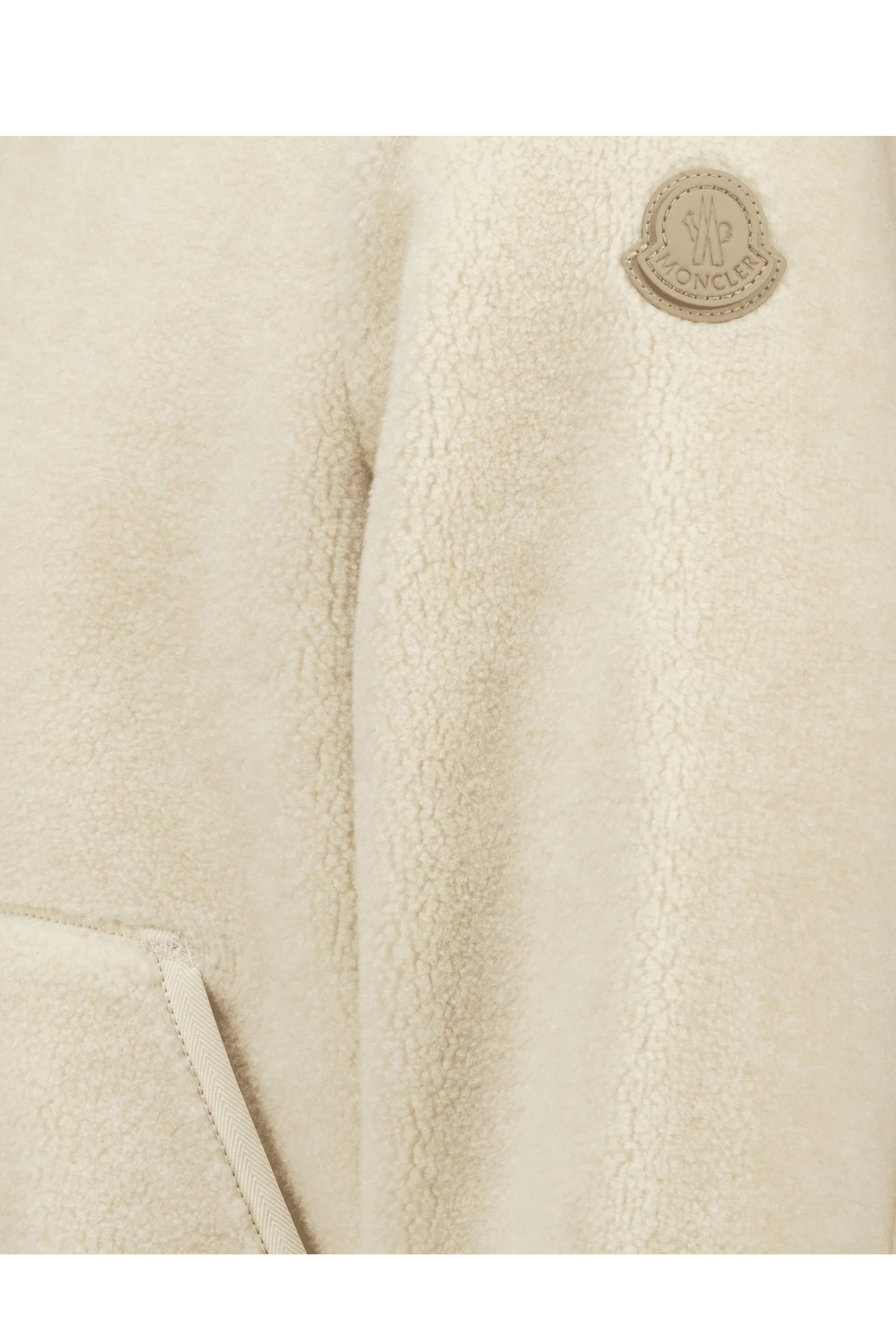 Cardigan Polaire Zippé Beige