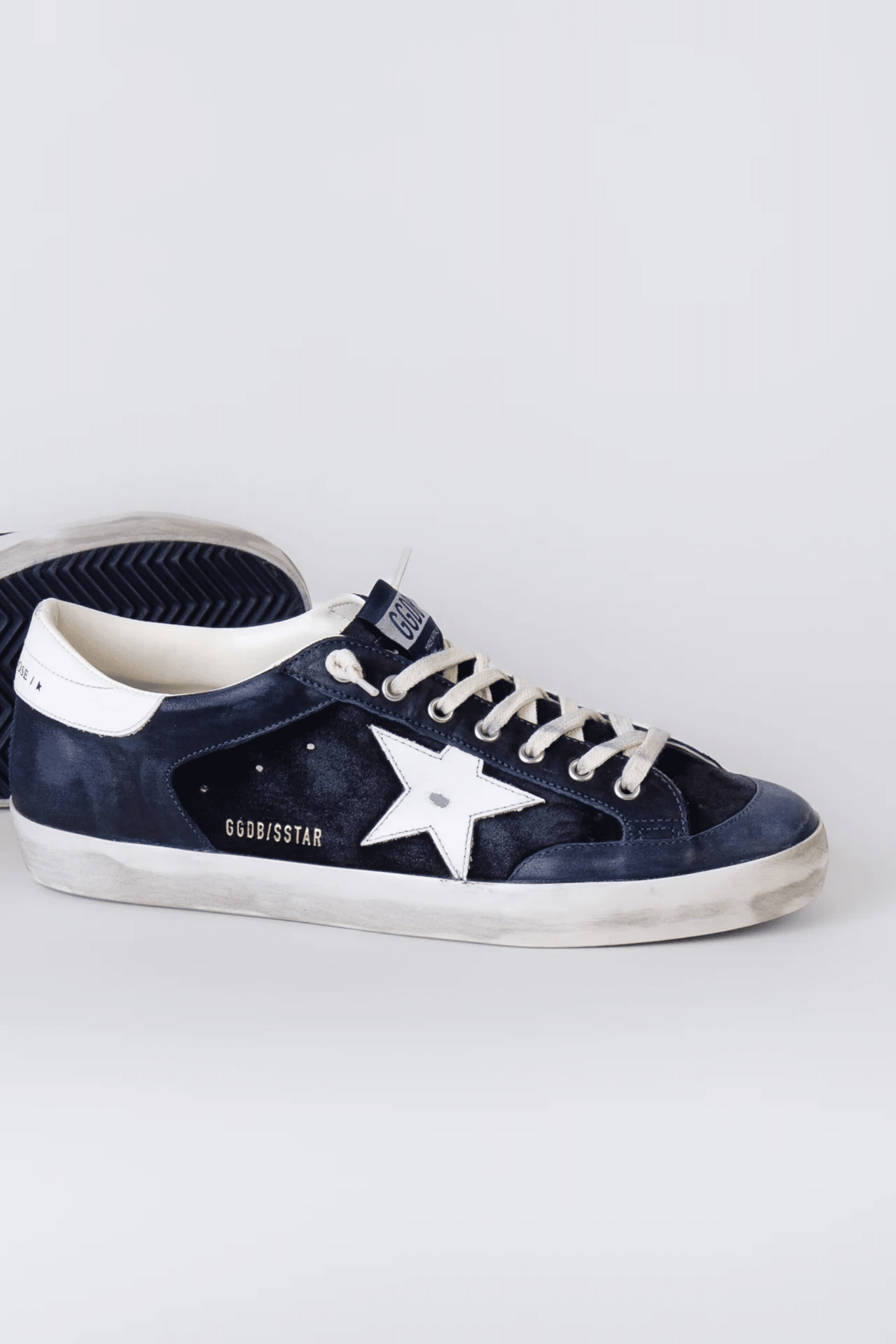 Super Star Bleu Foncé Étoile Blanche