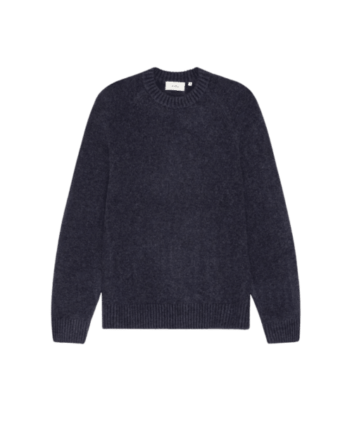 Pull Laine Alpaga Marine Foncé