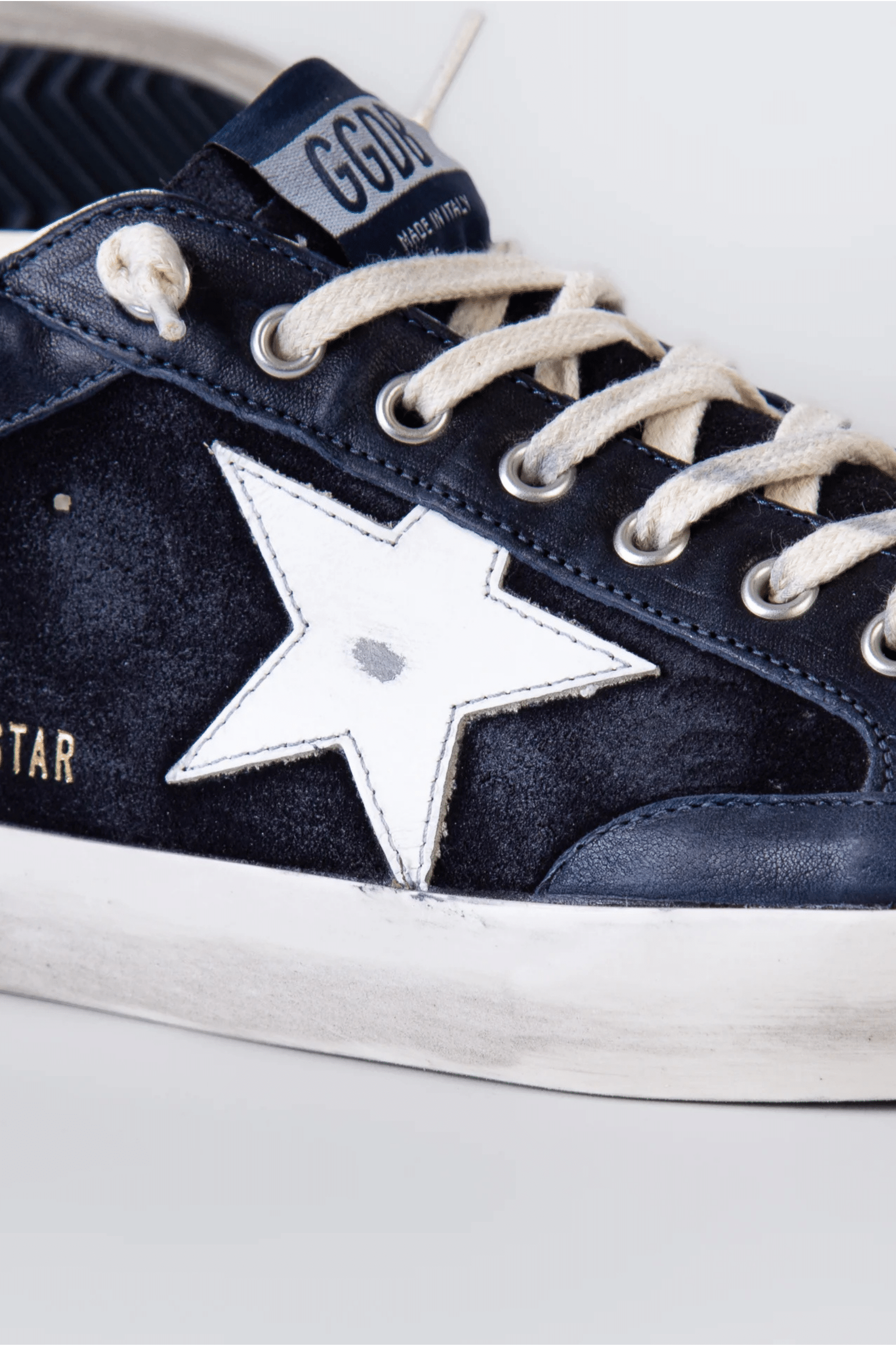 Super Star Bleu Foncé Étoile Blanche