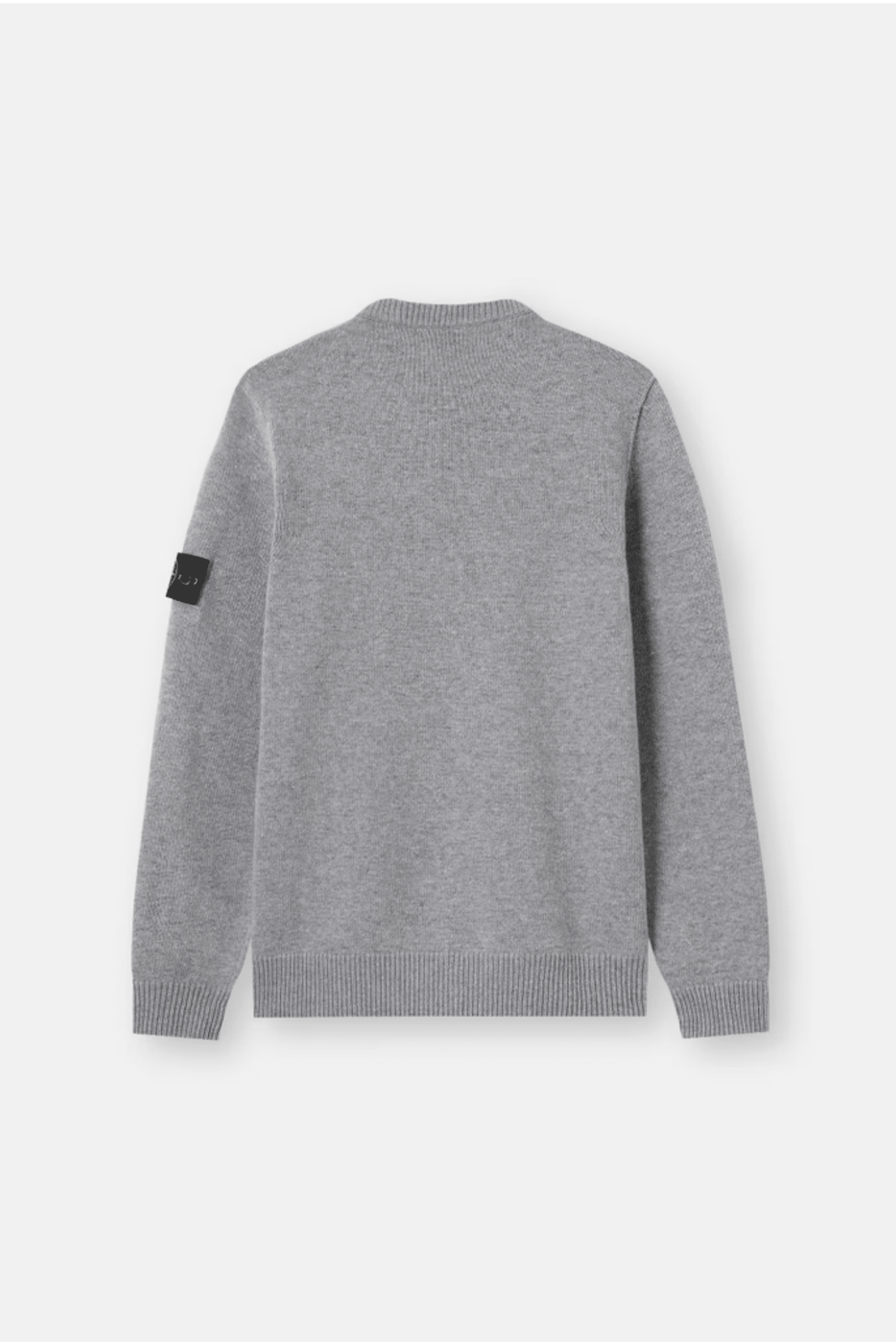 Pull Laine Nylon Gris Chiné