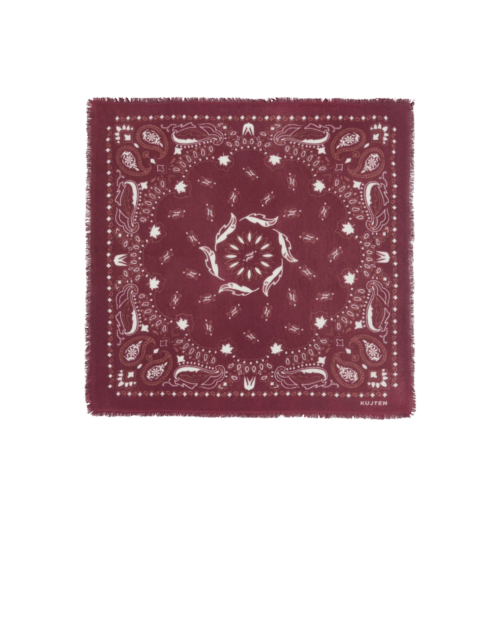 Grand Bandana Hachiko Bordeaux