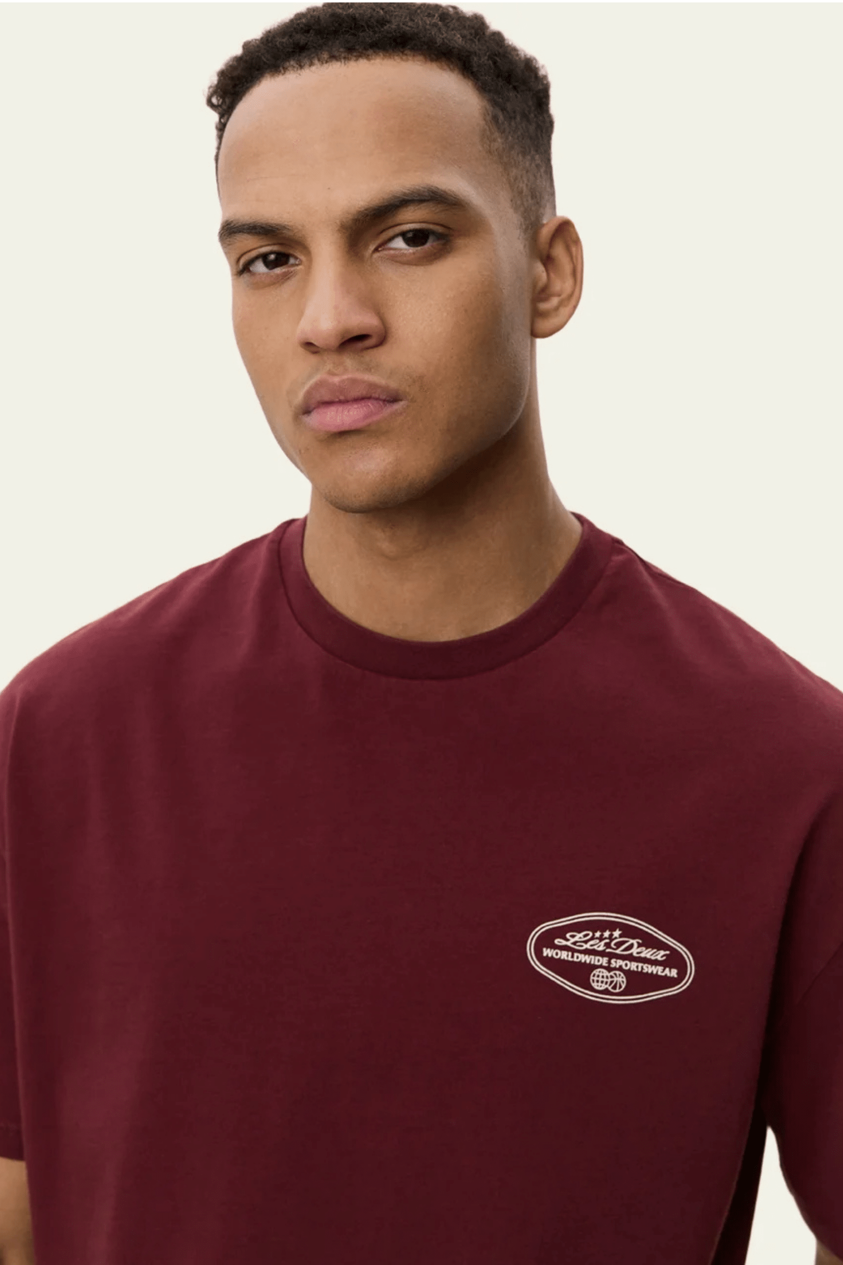 Tee-Shirt Worldwide Coton Rouge