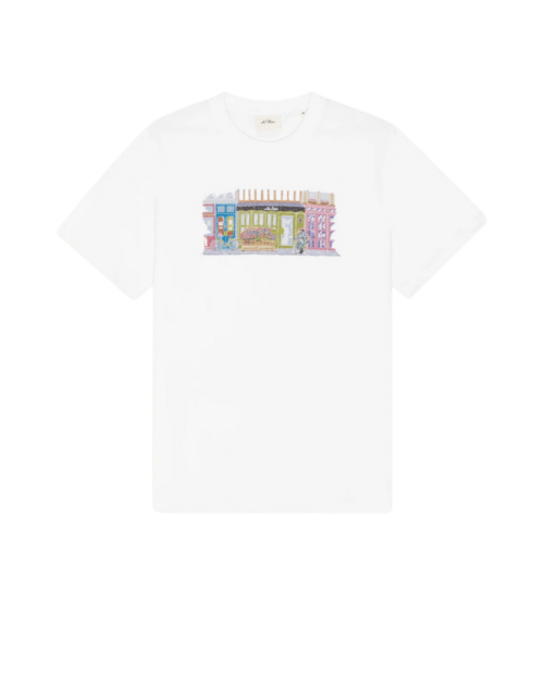 Tee-Shirt Market Coton Blanc