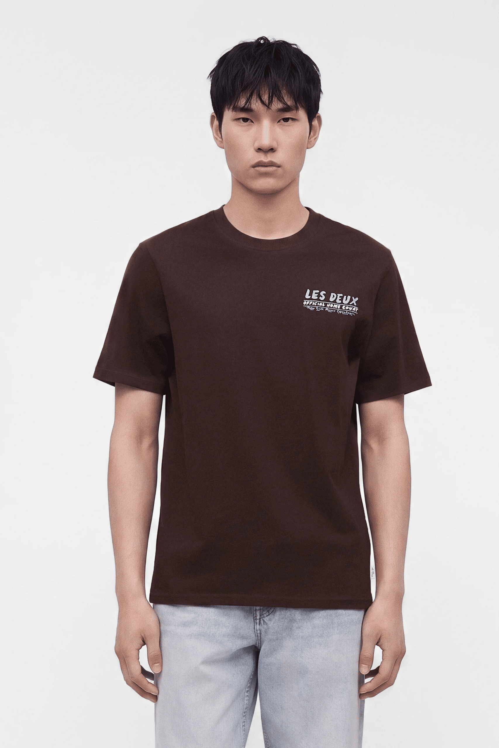 Tee-Shirt Record Coton Marron