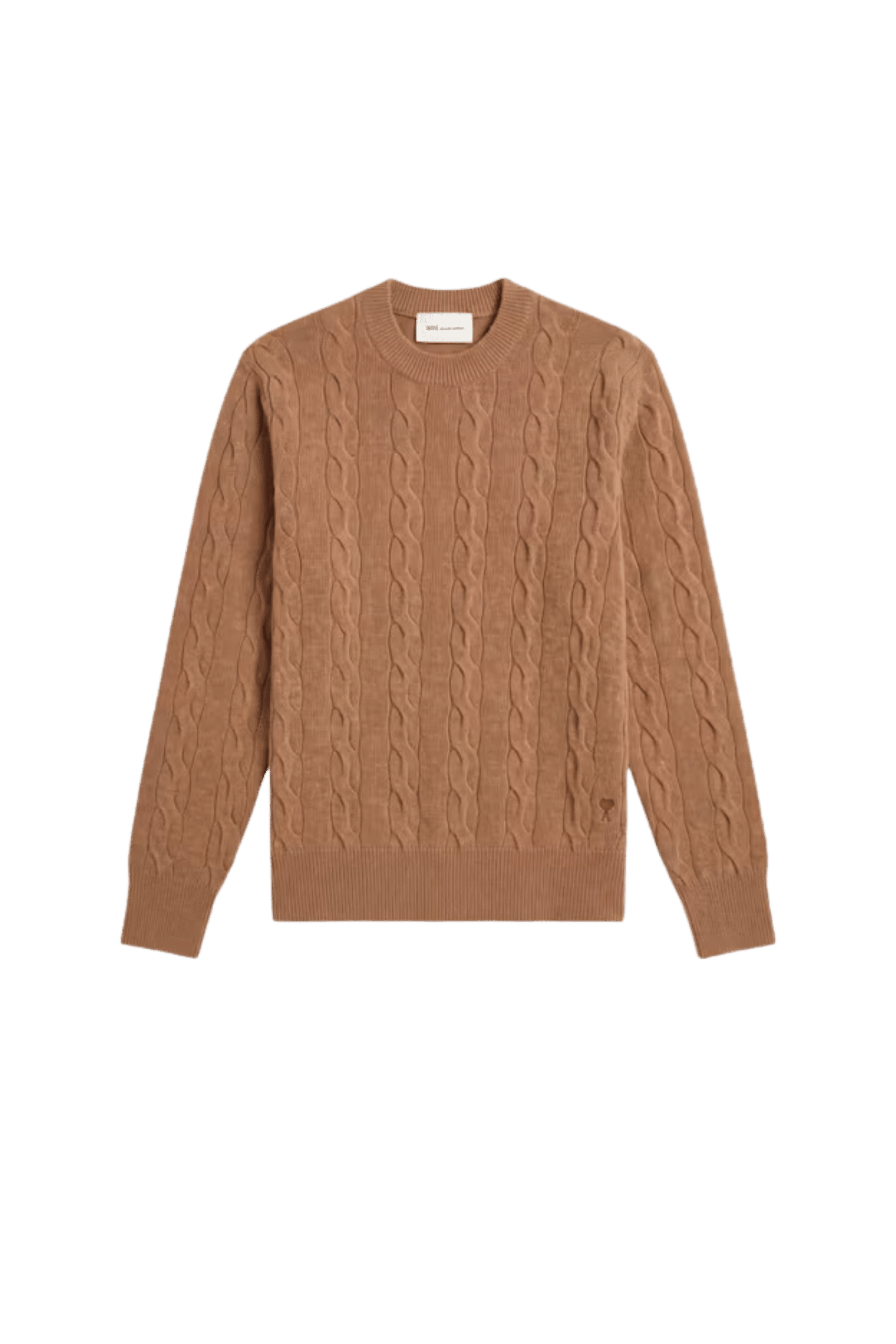 Pull Laine Mérinos Torsadé Camel