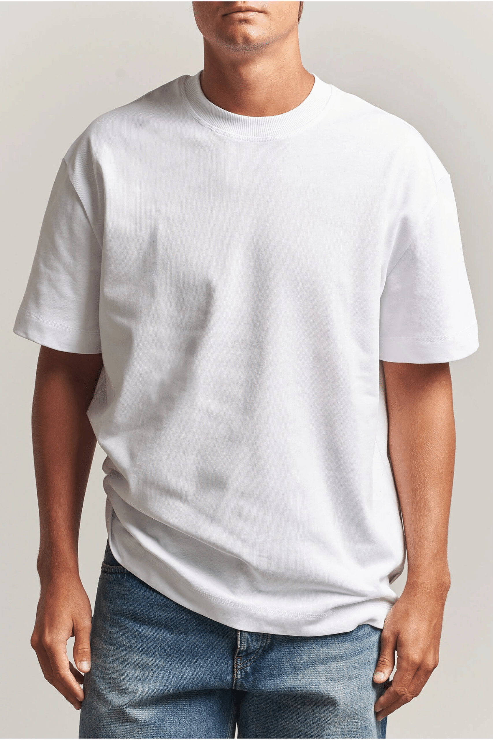 Tee-Shirt Heavyweight Coton Blanc