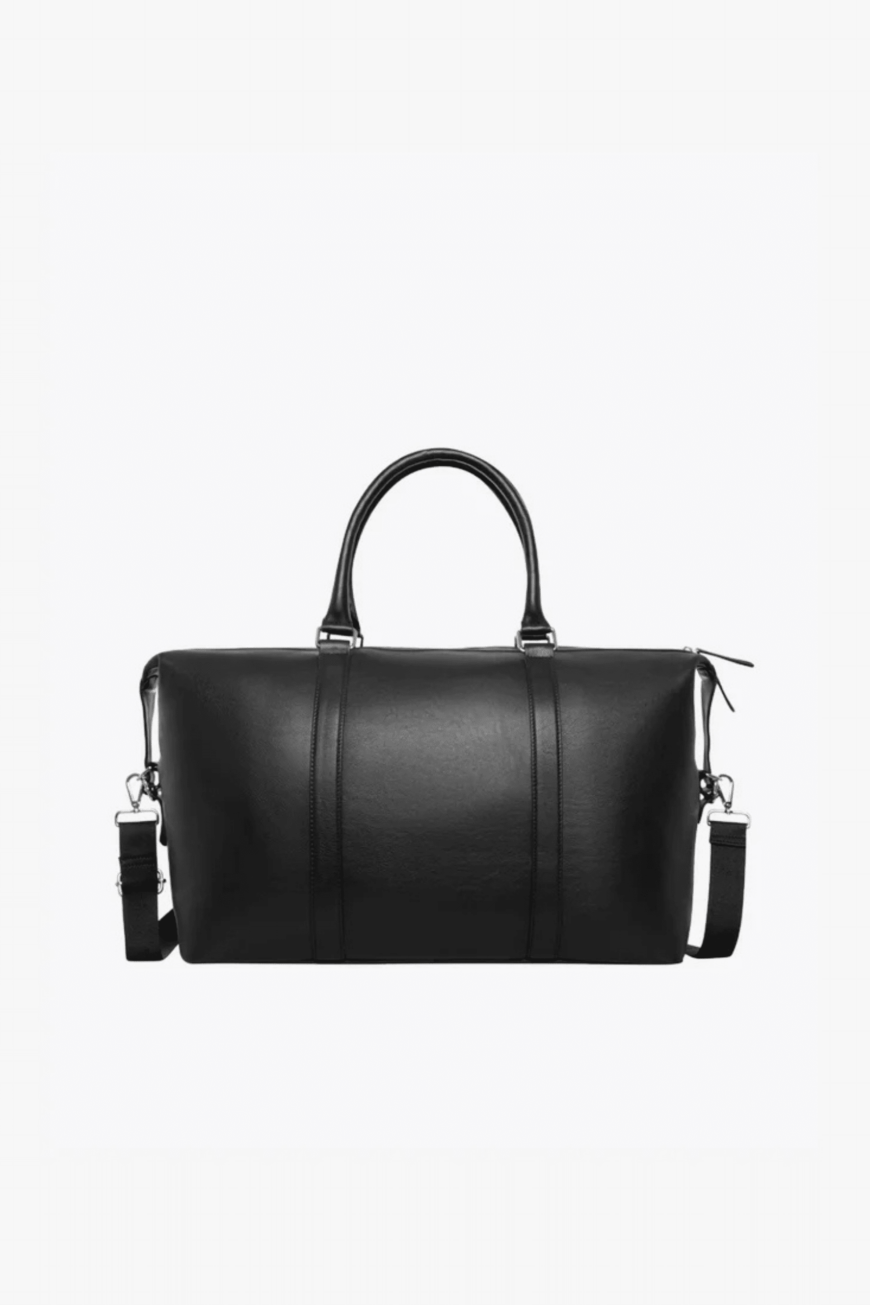 Sac Weekend Cuir Noir – Image 3