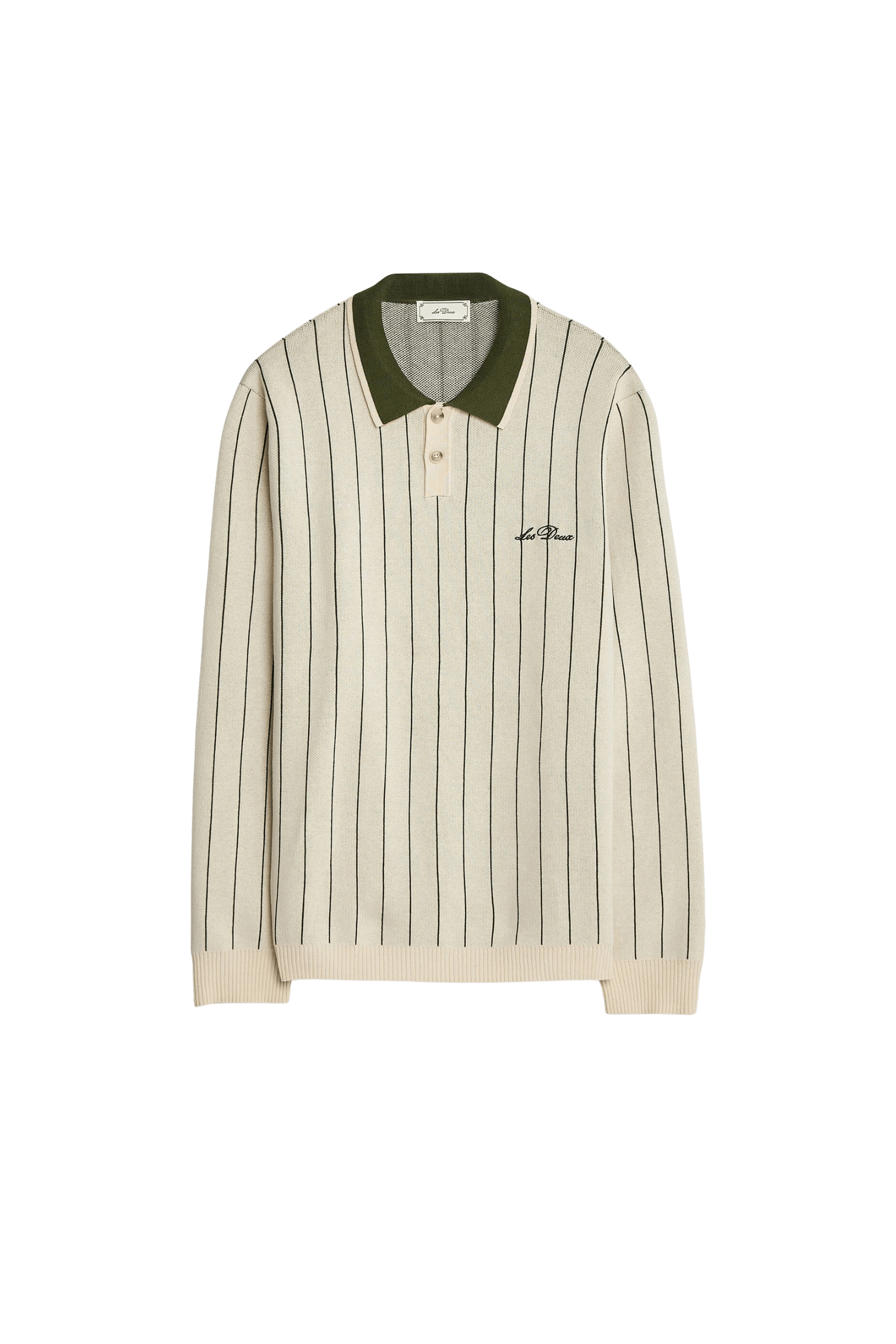 Polo Manches Longues Coton Ivoire