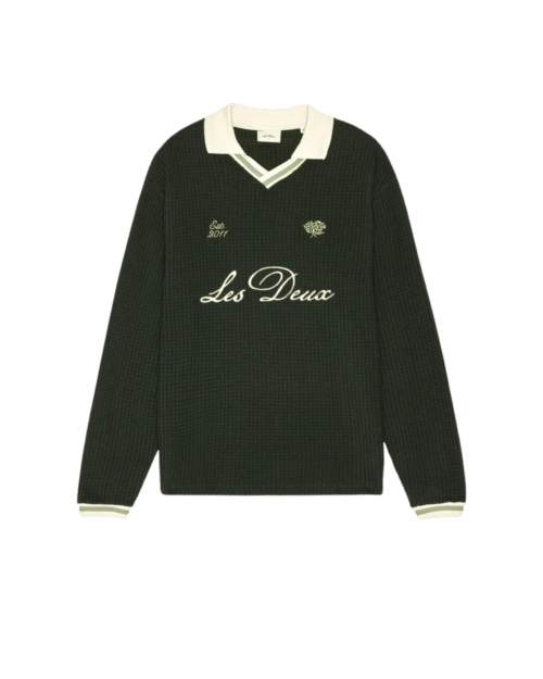 Sweat Waffle Coton Vert
