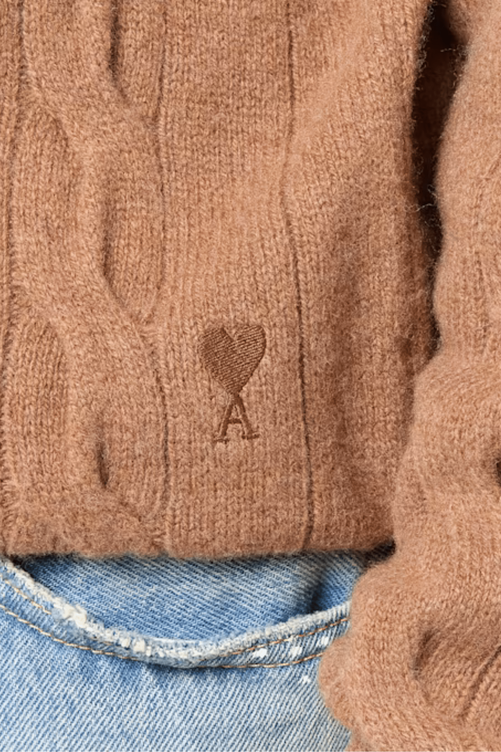 Pull Laine Mérinos Torsadé Camel