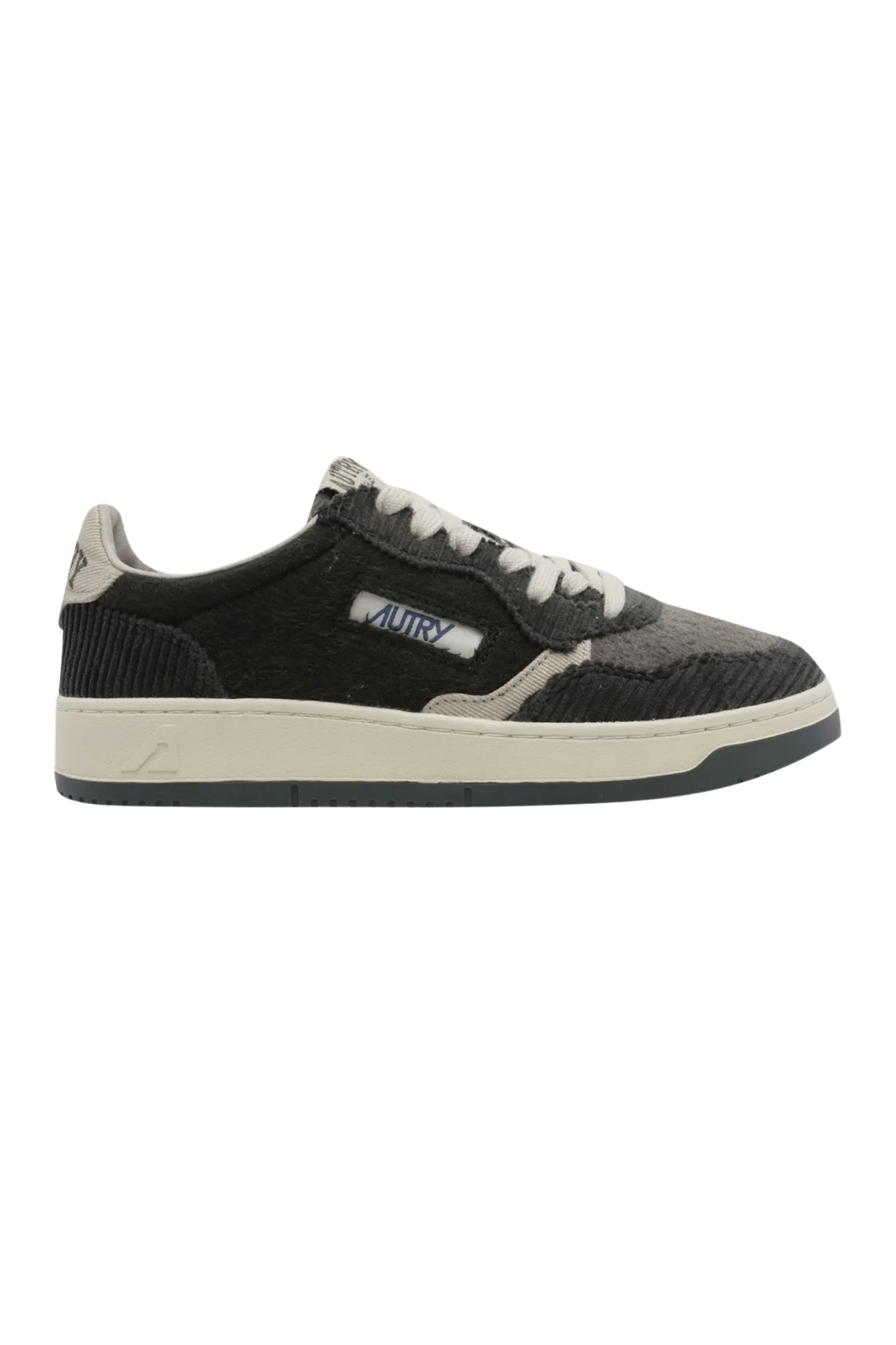 Sneakers Medalist Velours Côtelé Vert Taupe