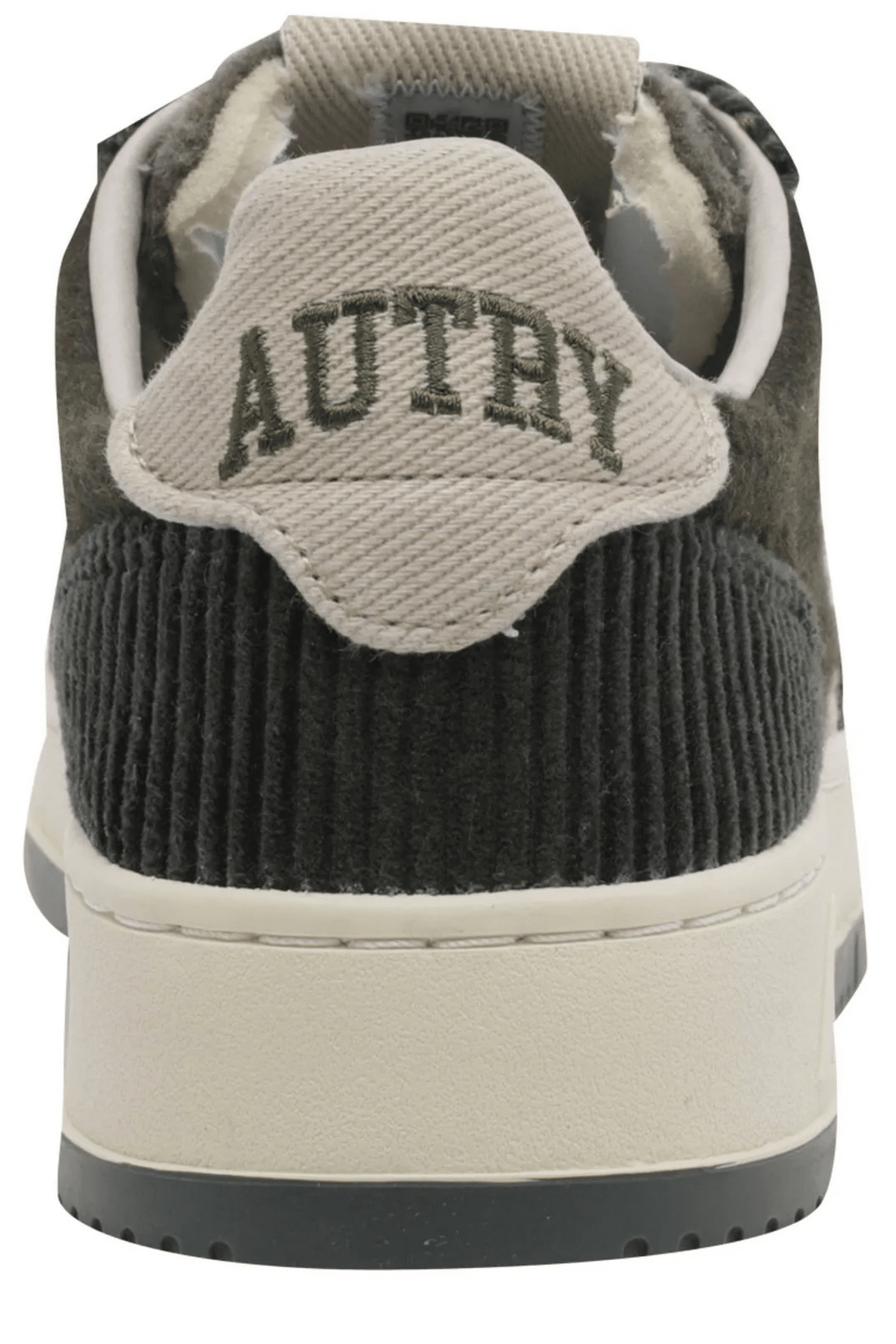 Sneakers Medalist Velours Côtelé Vert Taupe