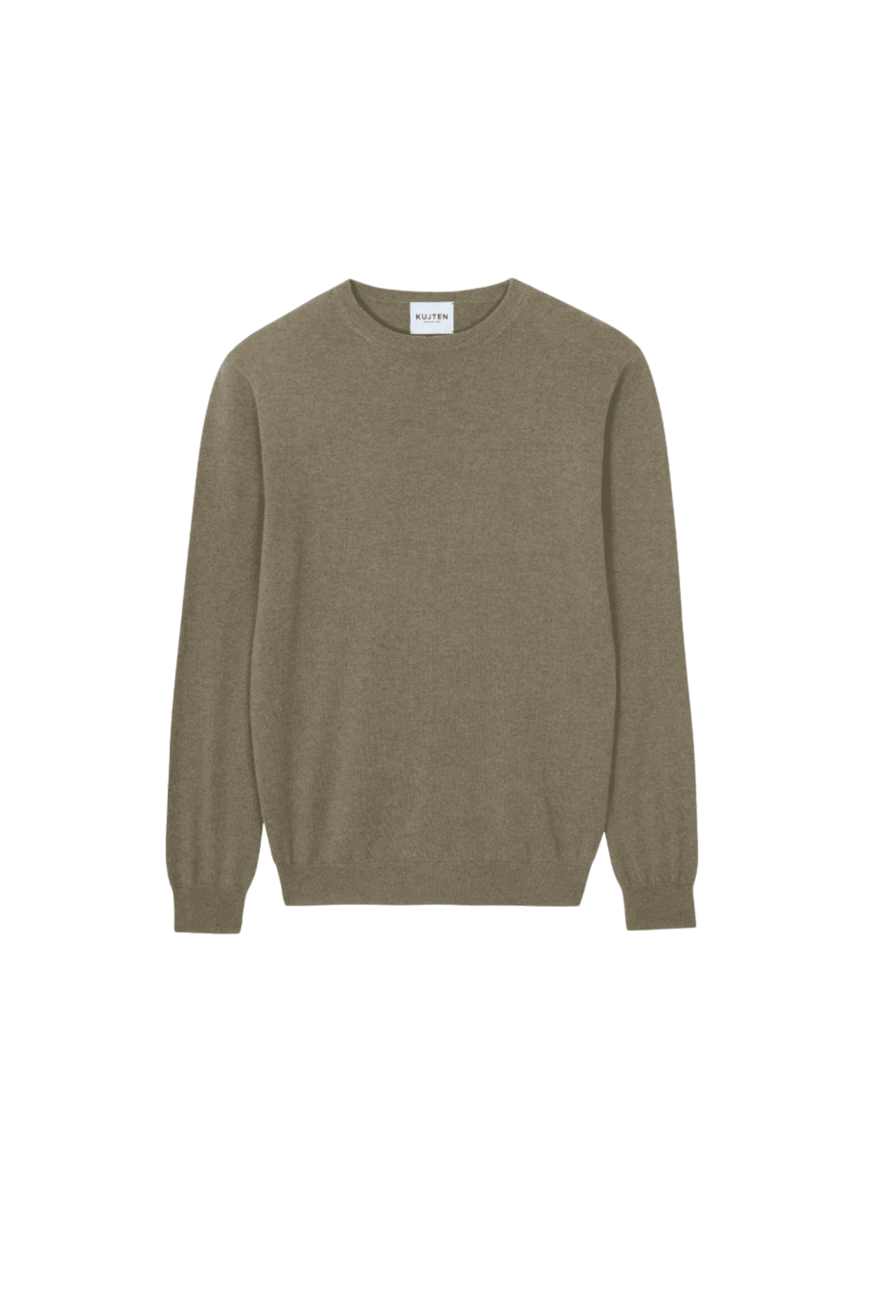 Pull Ray Cachemire Kaki Chiné