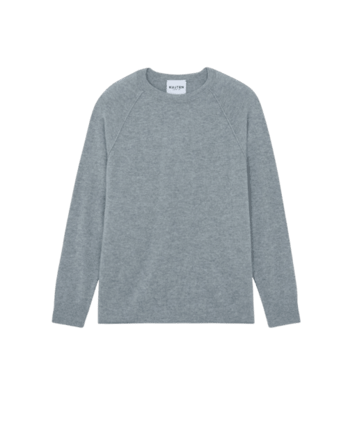 Pull Balthazar Cachemire Gris Chiné