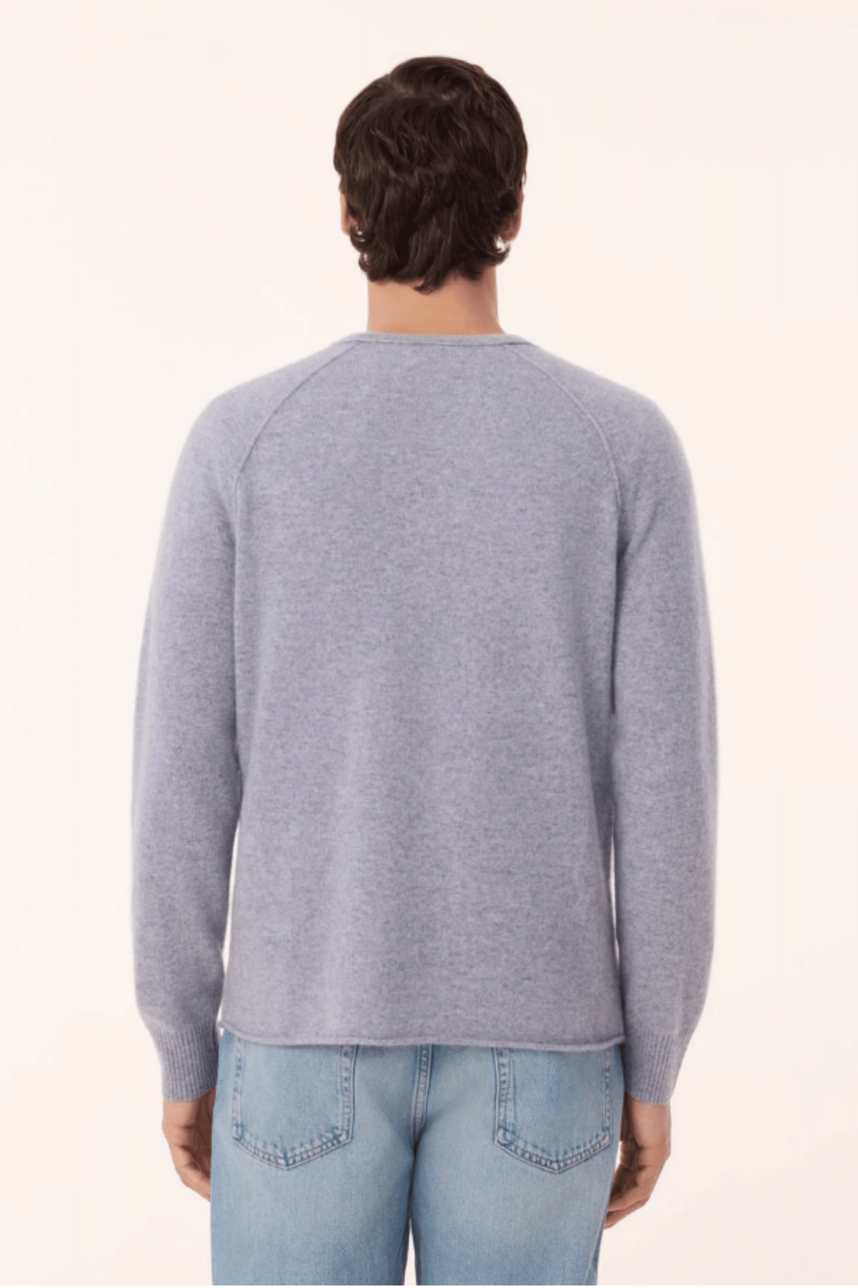 Pull Balthazar Cachemire Gris Chiné