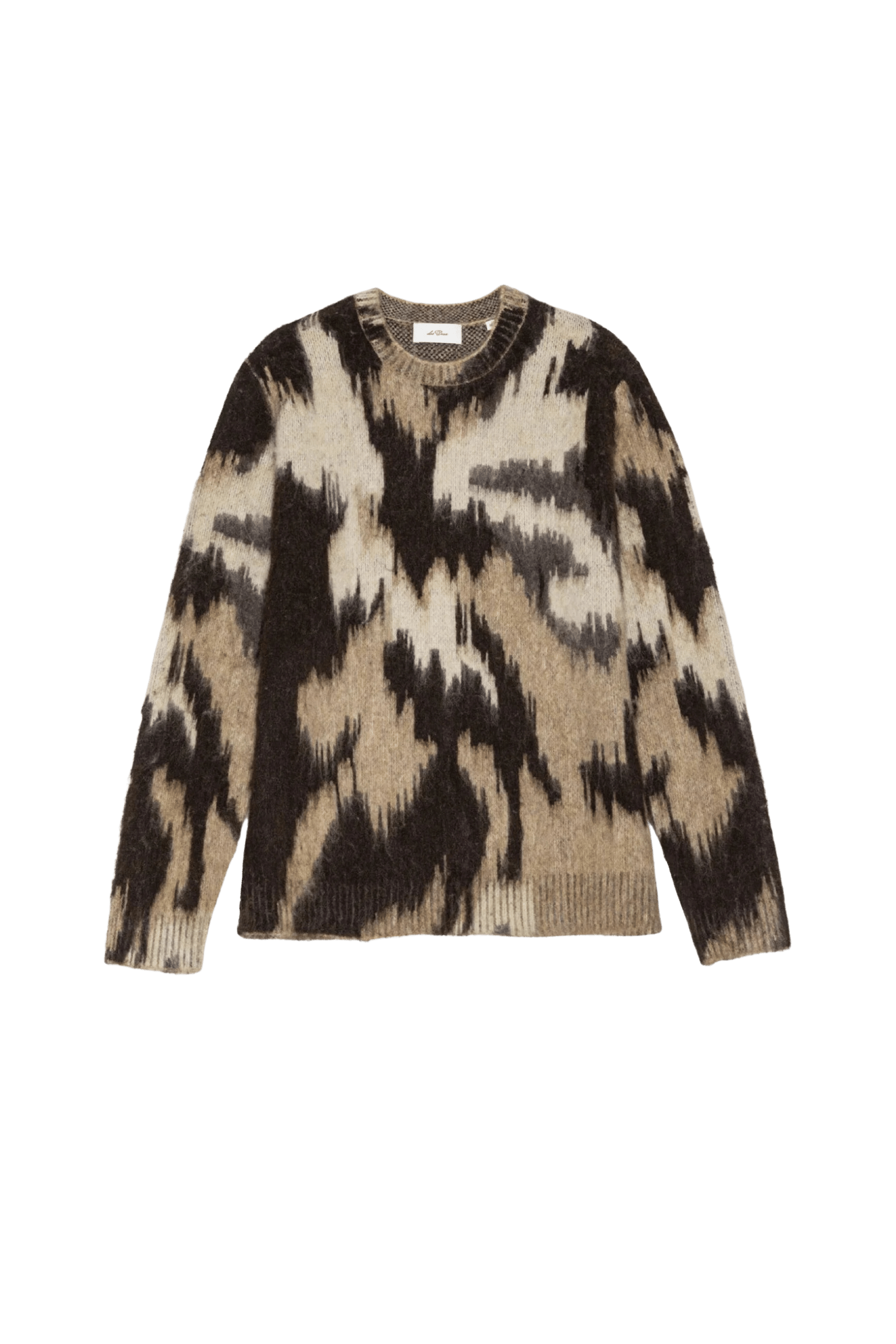Pull Col Rond Forrest Camouflage Marron
