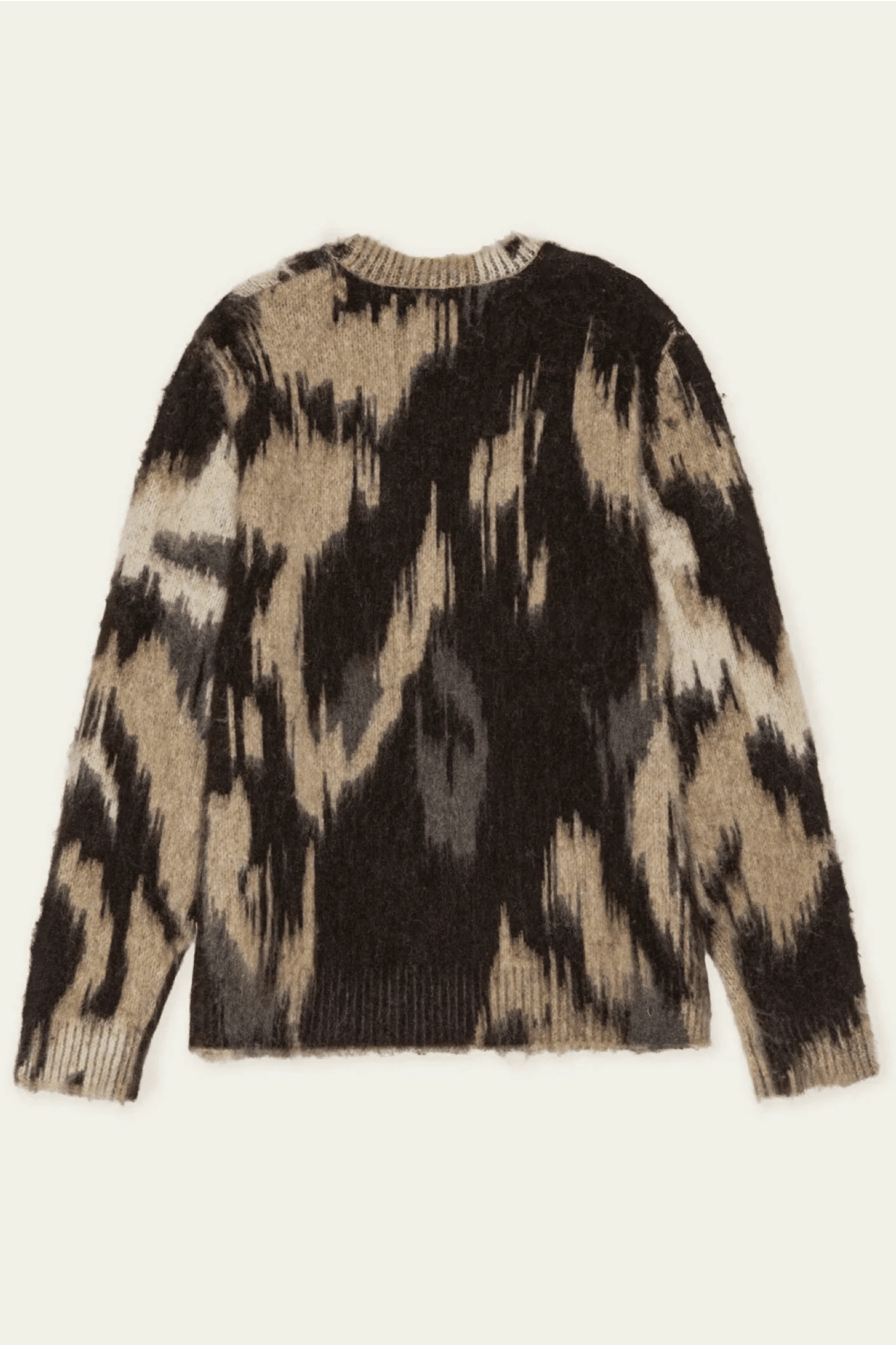 Pull Col Rond Forrest Camouflage Marron