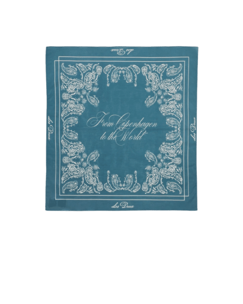 Foulard Legacy Coton Vert Méditerranée