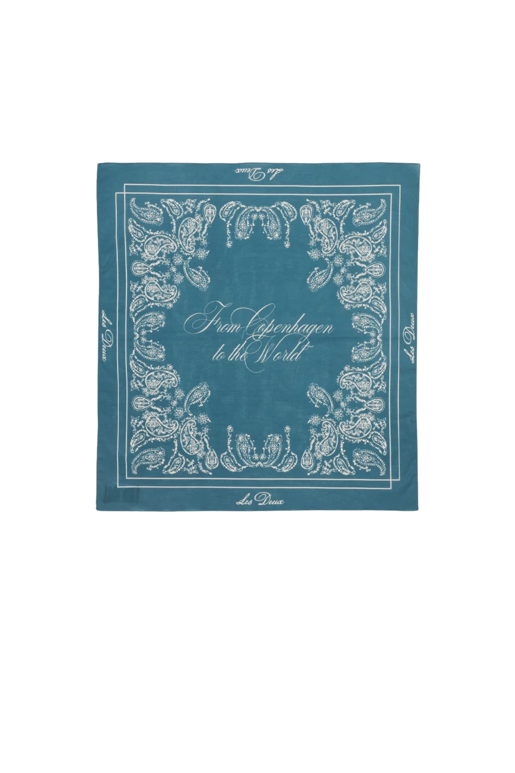 Foulard Legacy Coton Vert Méditerranée