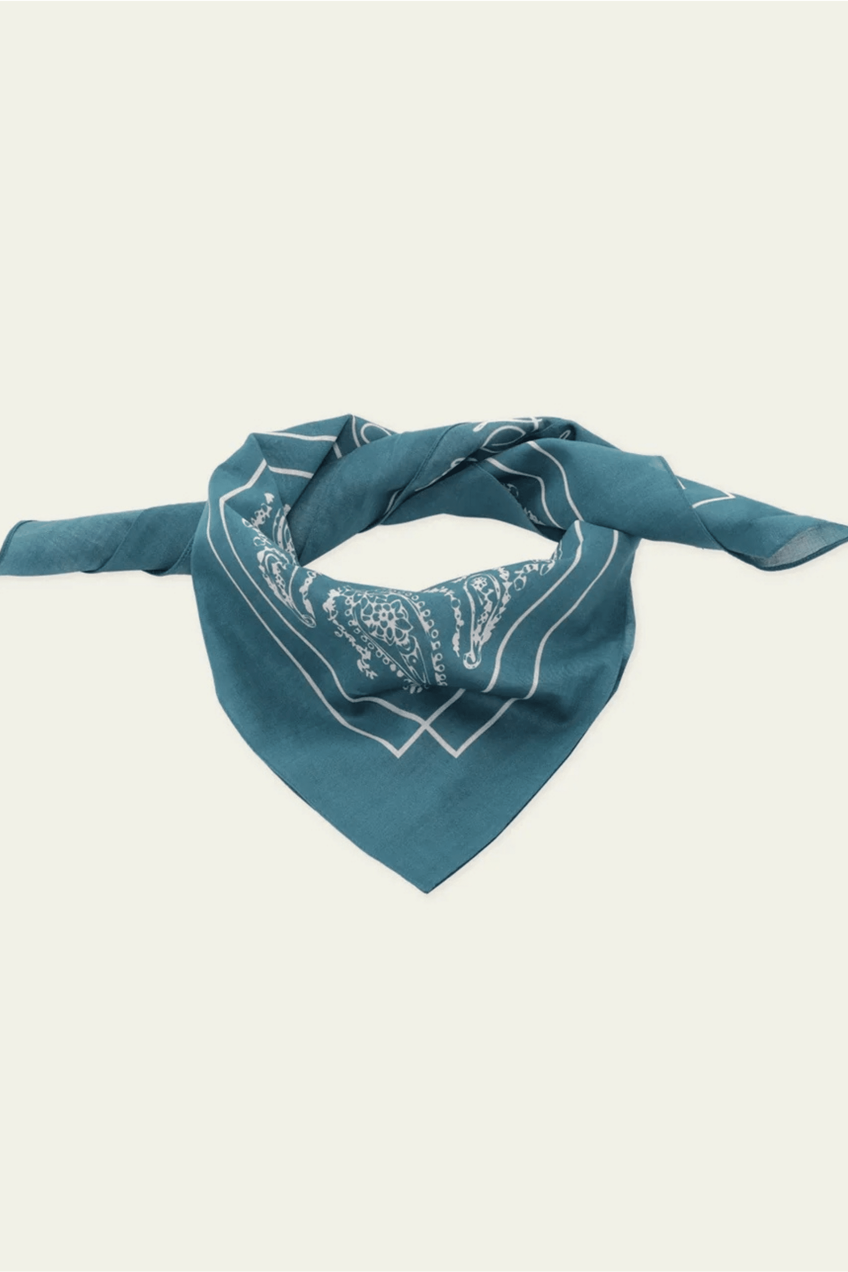 Foulard Legacy Coton Vert Méditerranée