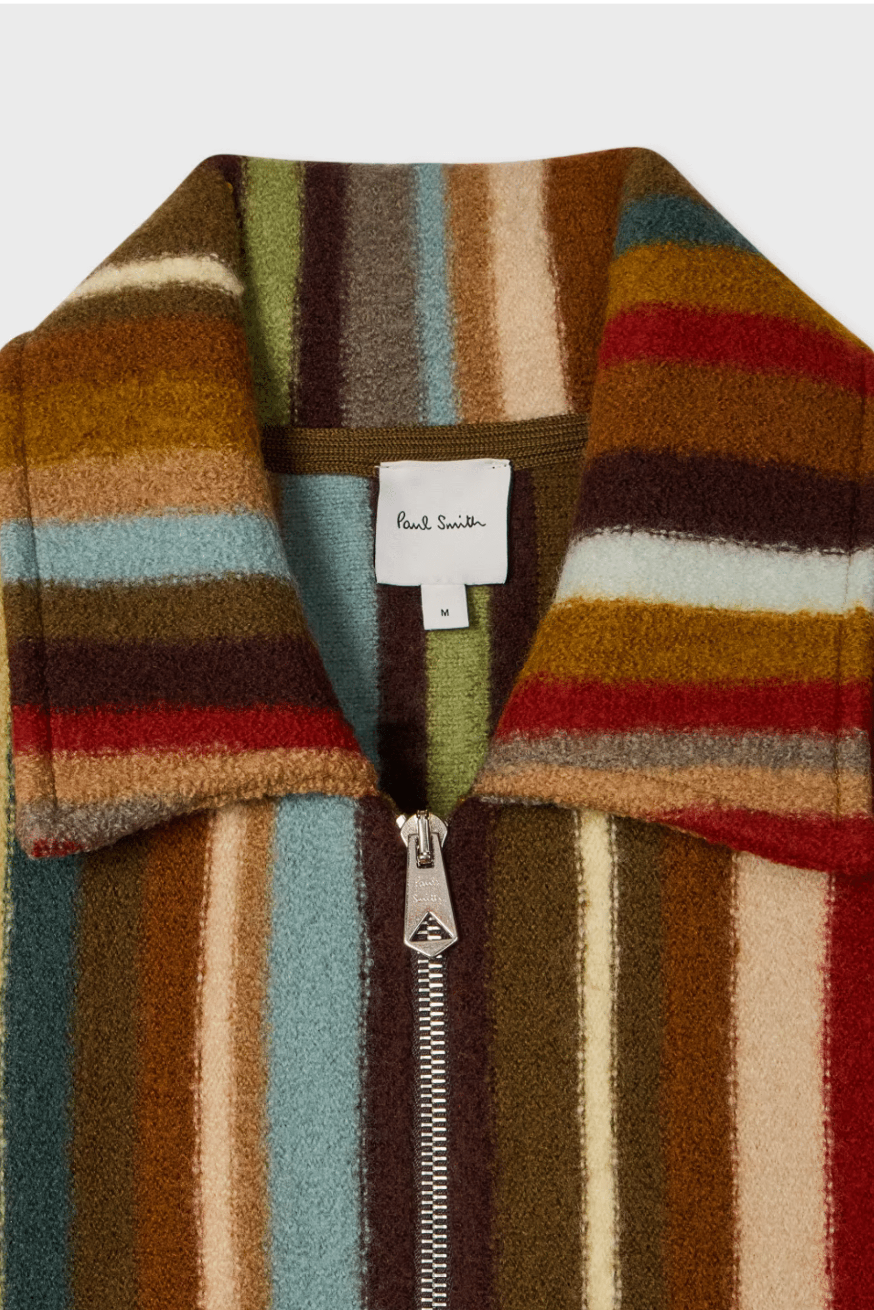 Cardigan Zippé en Laine Mérinos Multico