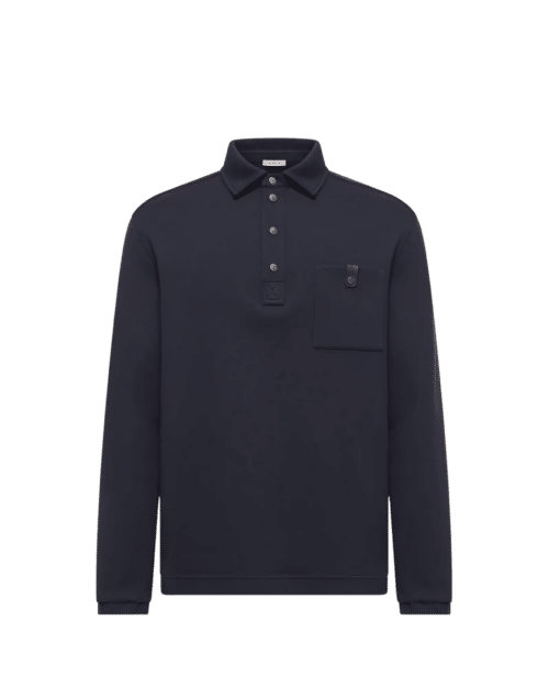 Polo Manches Longues Marine