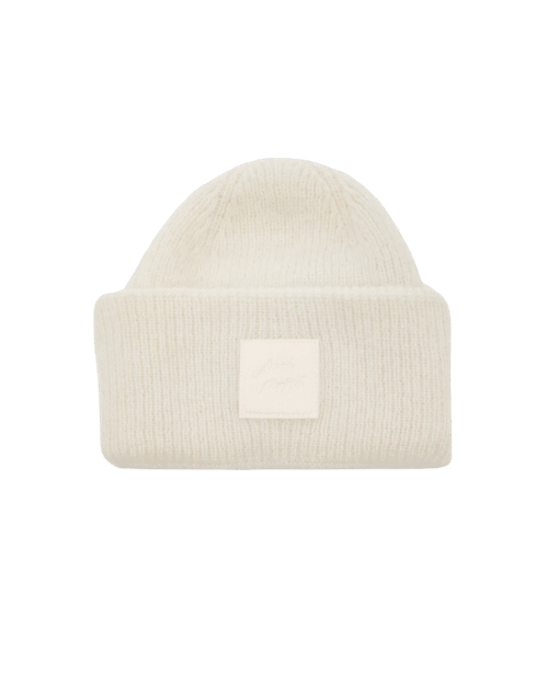 Bonnet Mohair Ivoire Patch Écru