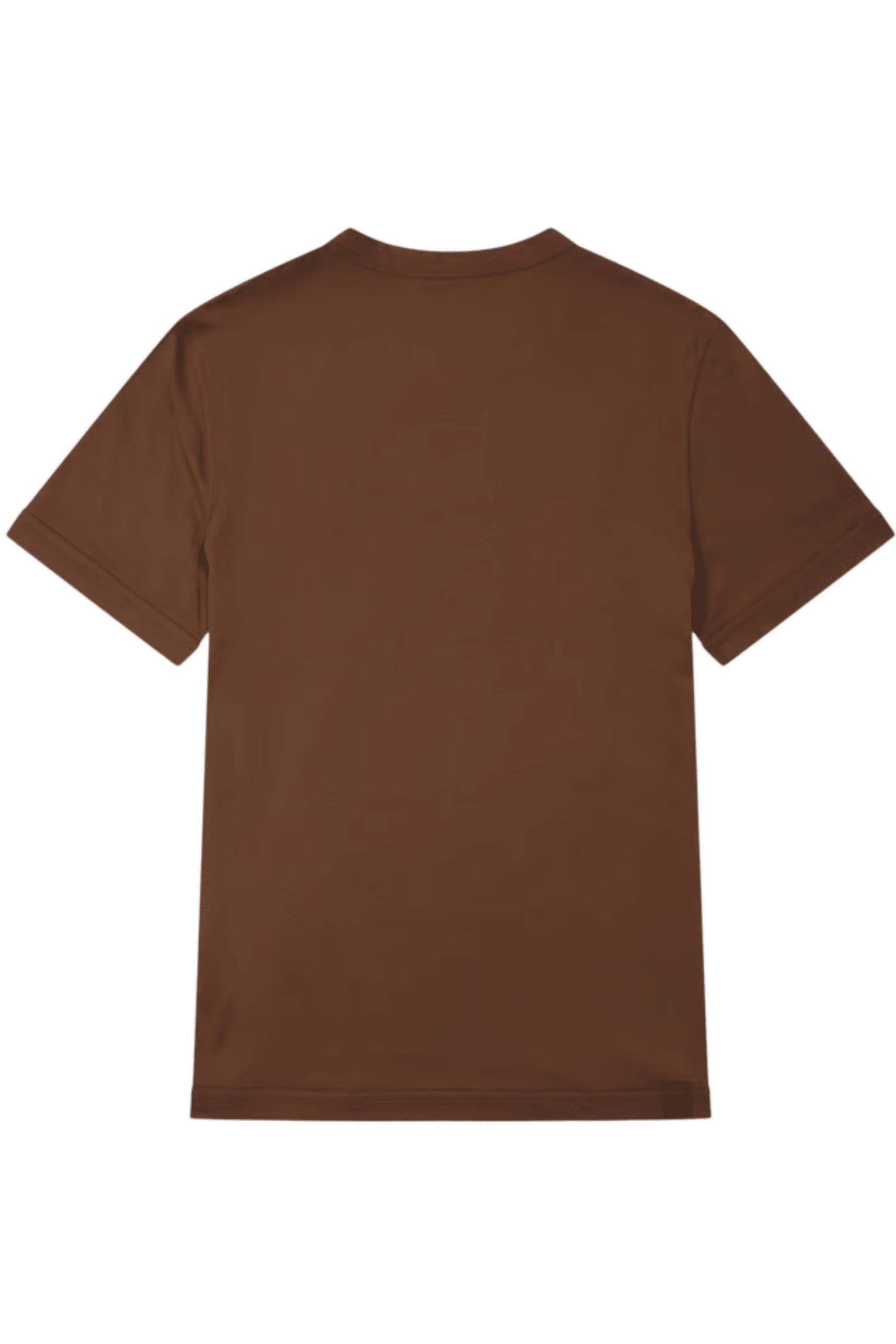 Tee-Shirt Coton Marron Logo Ton sur Ton