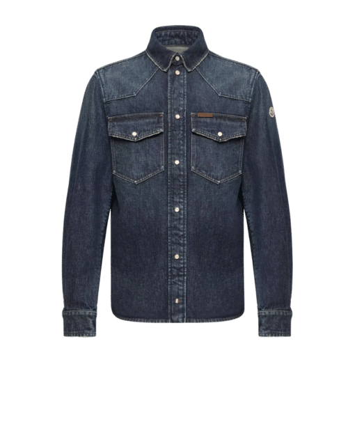 Surchemise Denim Bleu Foncé