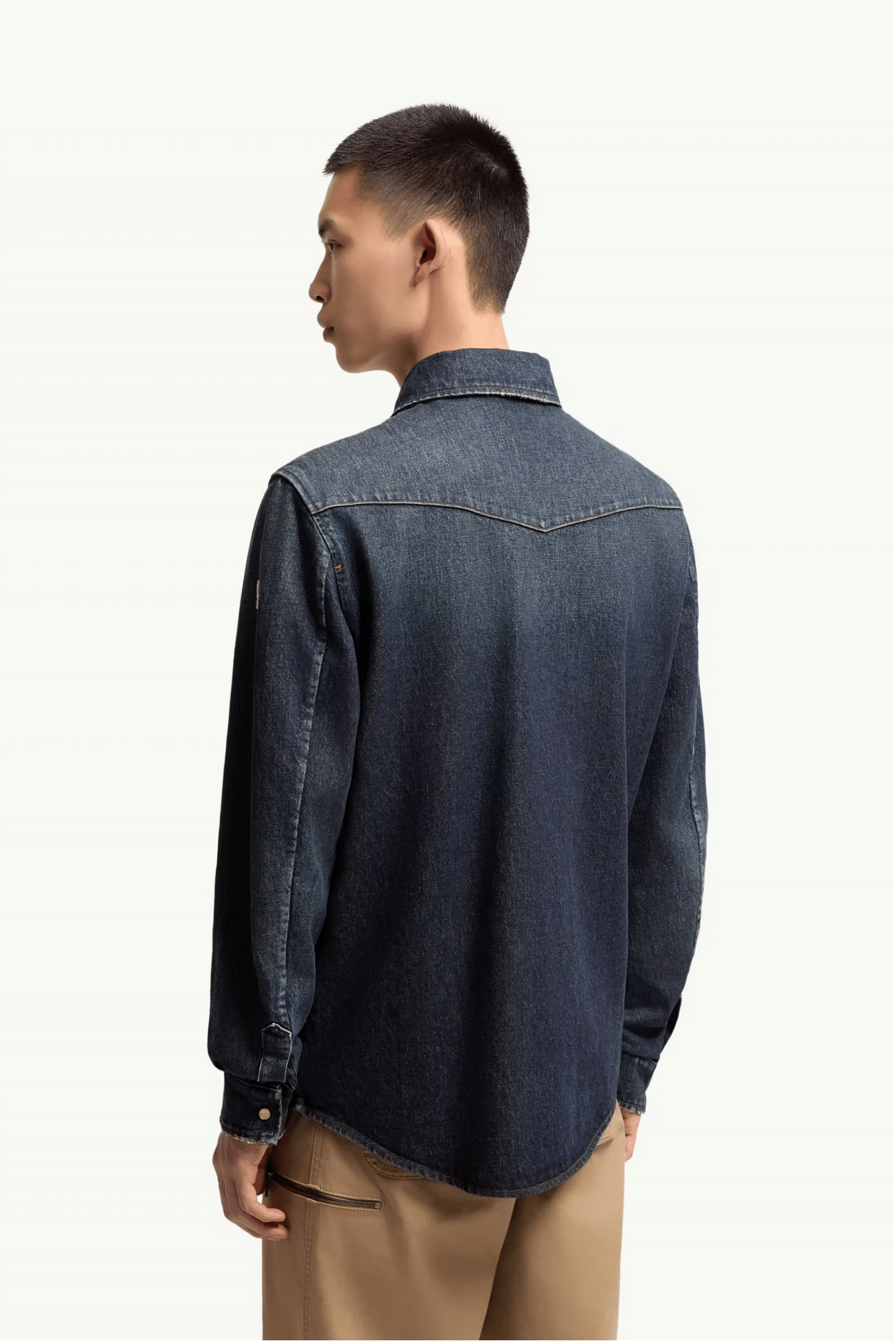 Surchemise Denim Bleu Foncé