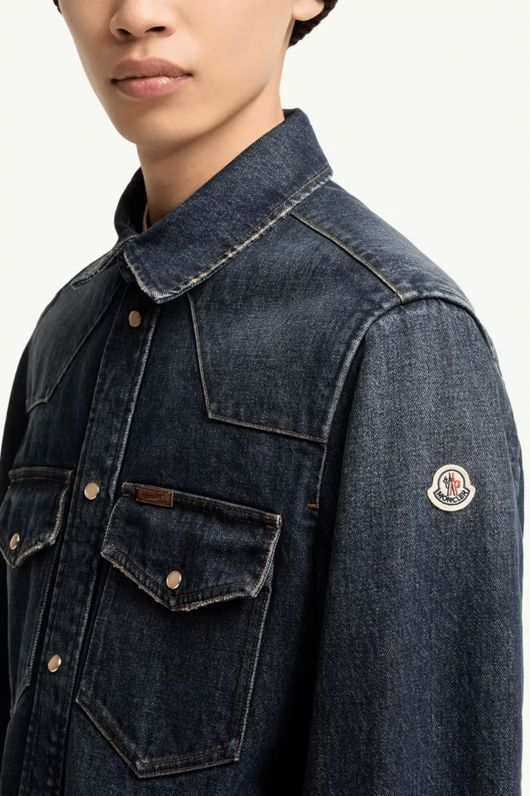 Surchemise Denim Bleu Foncé