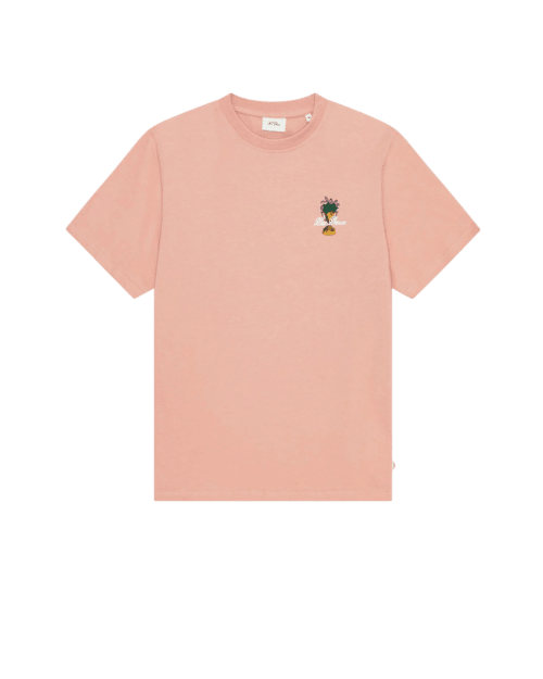 Tee-Shirt Flower Trophy Rose Poudré