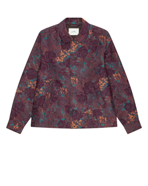 Surchemise Jacquard Leaves Violet