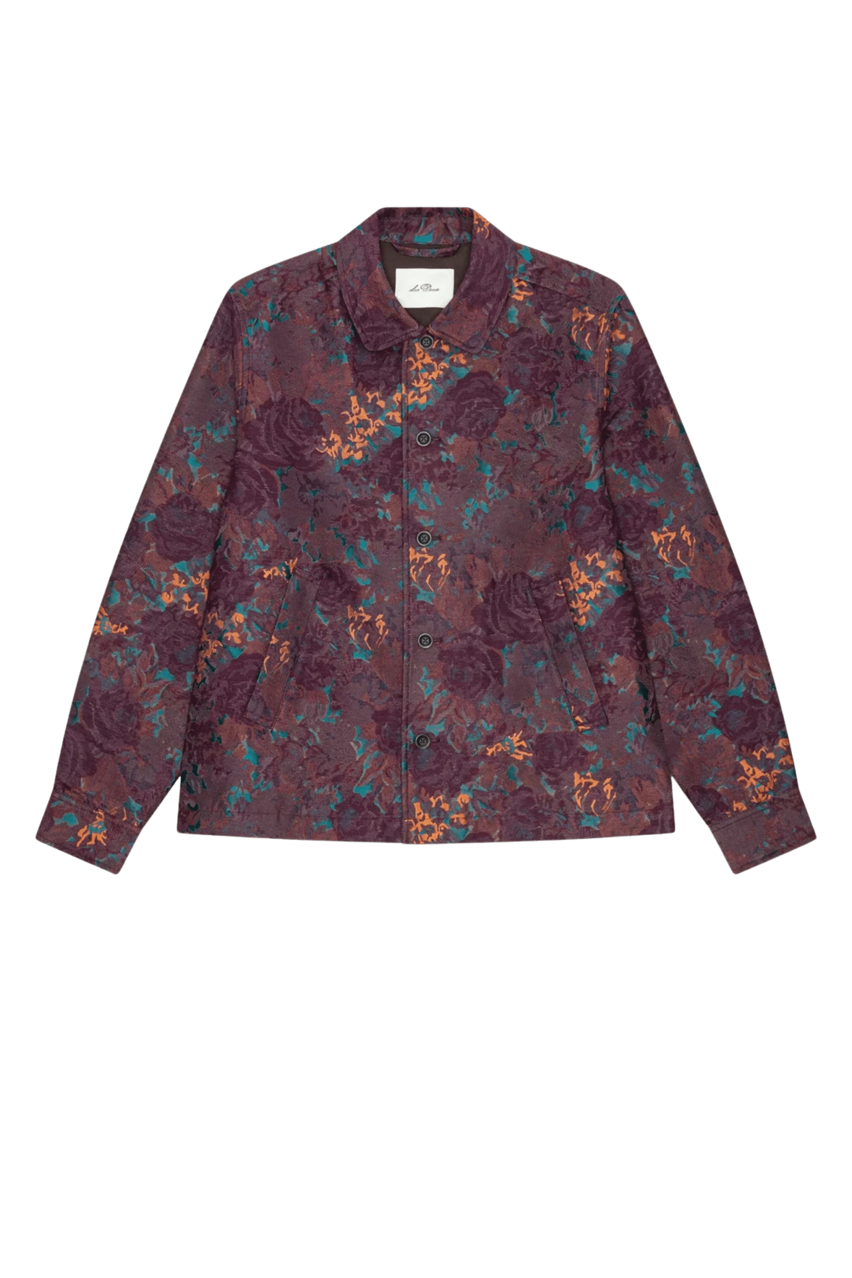 Surchemise Jacquard Leaves Violet