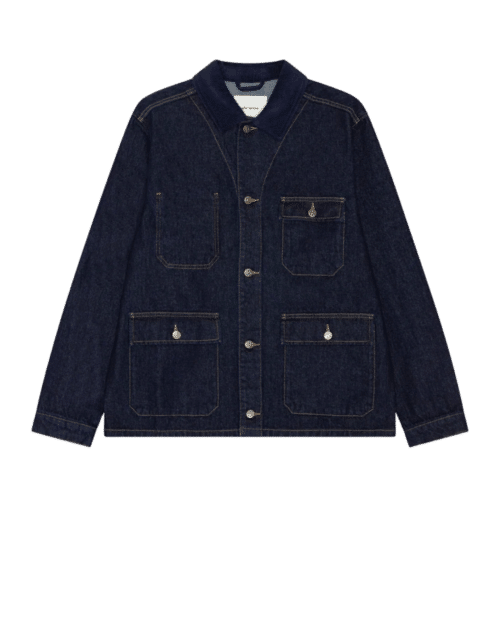 Veste Utility Denim Bleu Nuit