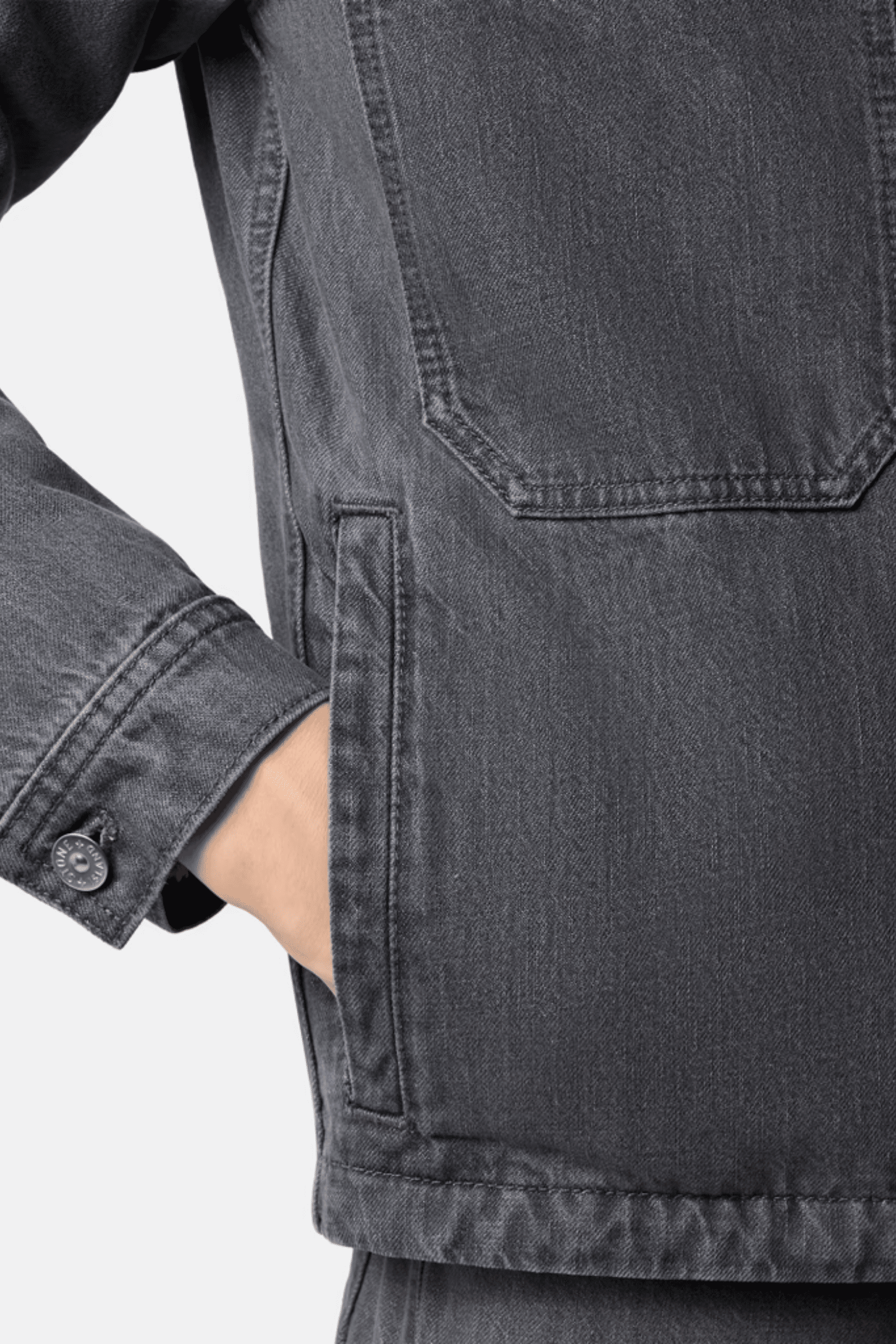 Veste Coach Denim Noir Délavé