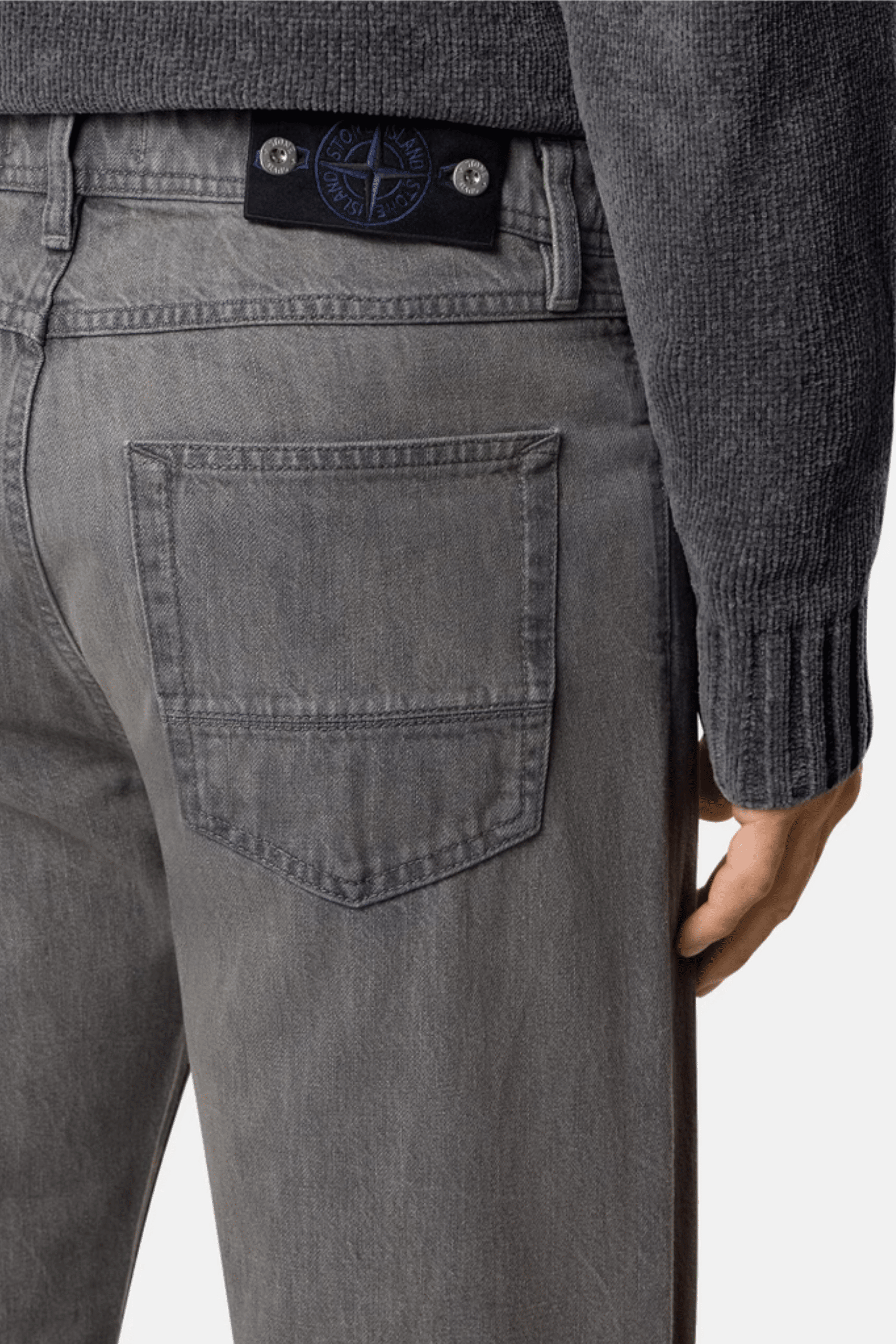 Jeans Denim Noir délavé