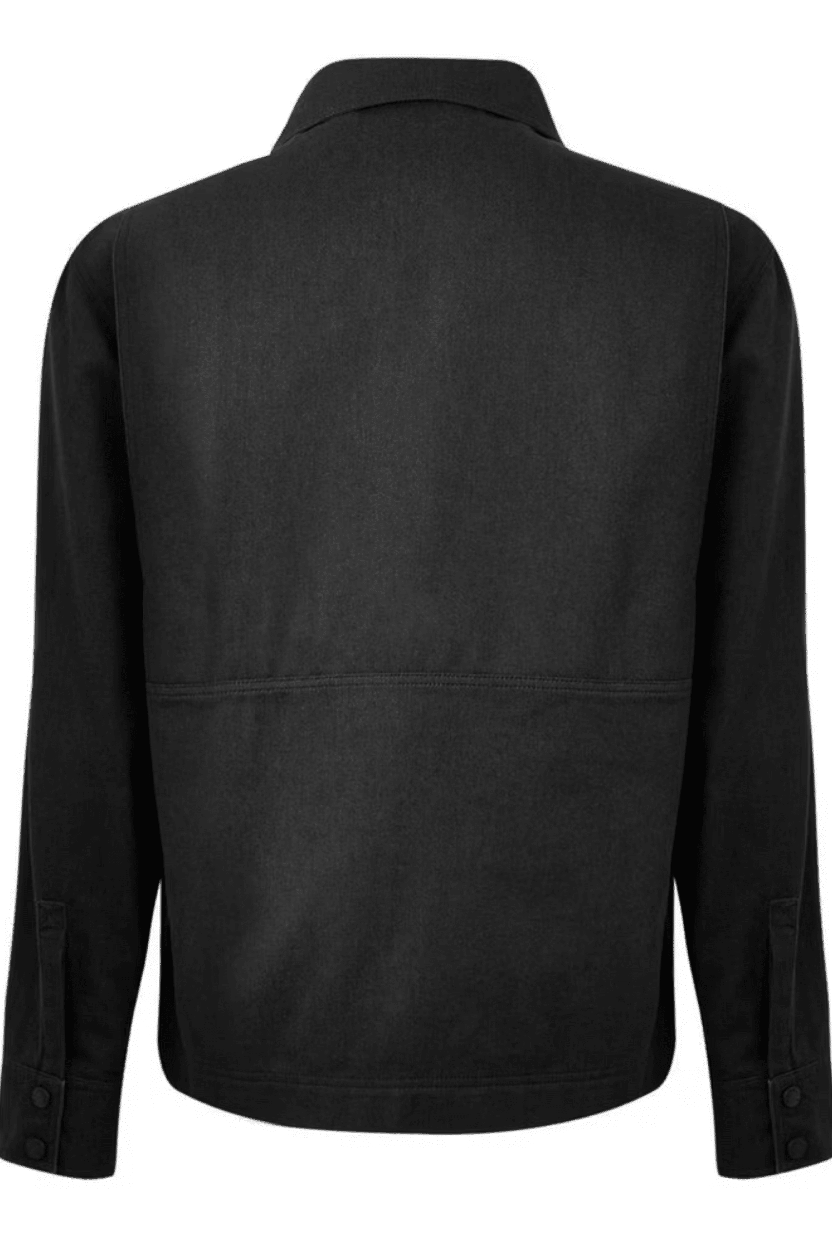 Surchemise Coton Effet Vintage Noir