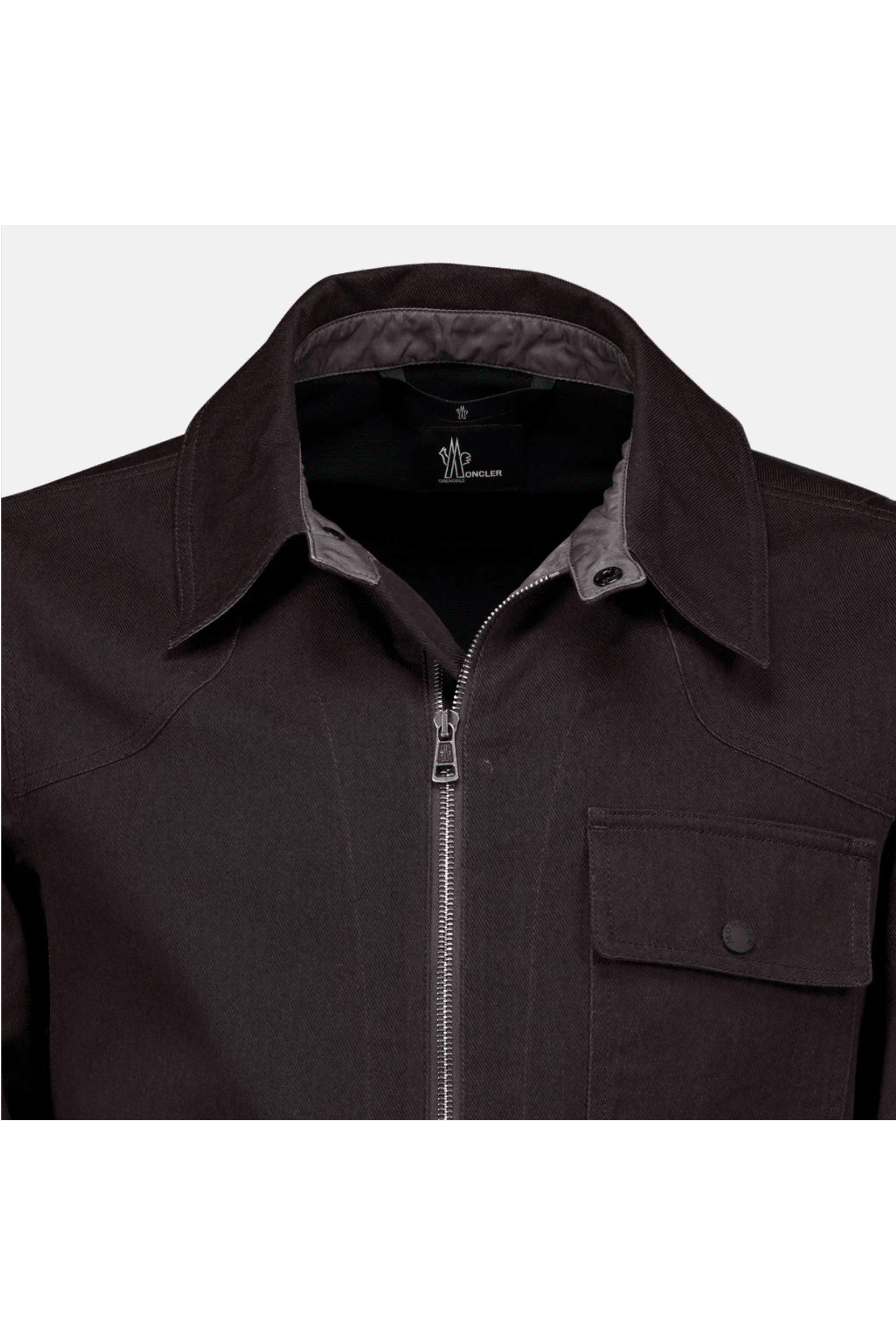 Surchemise Coton Effet Vintage Noir