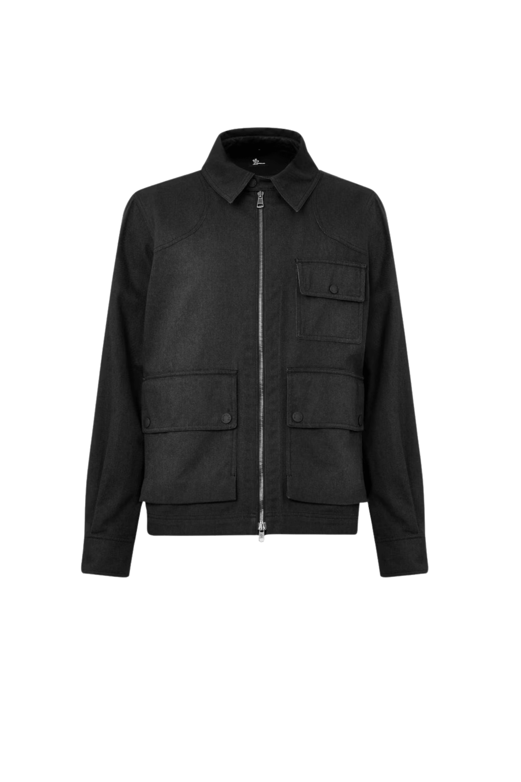 Surchemise Coton Effet Vintage Noir