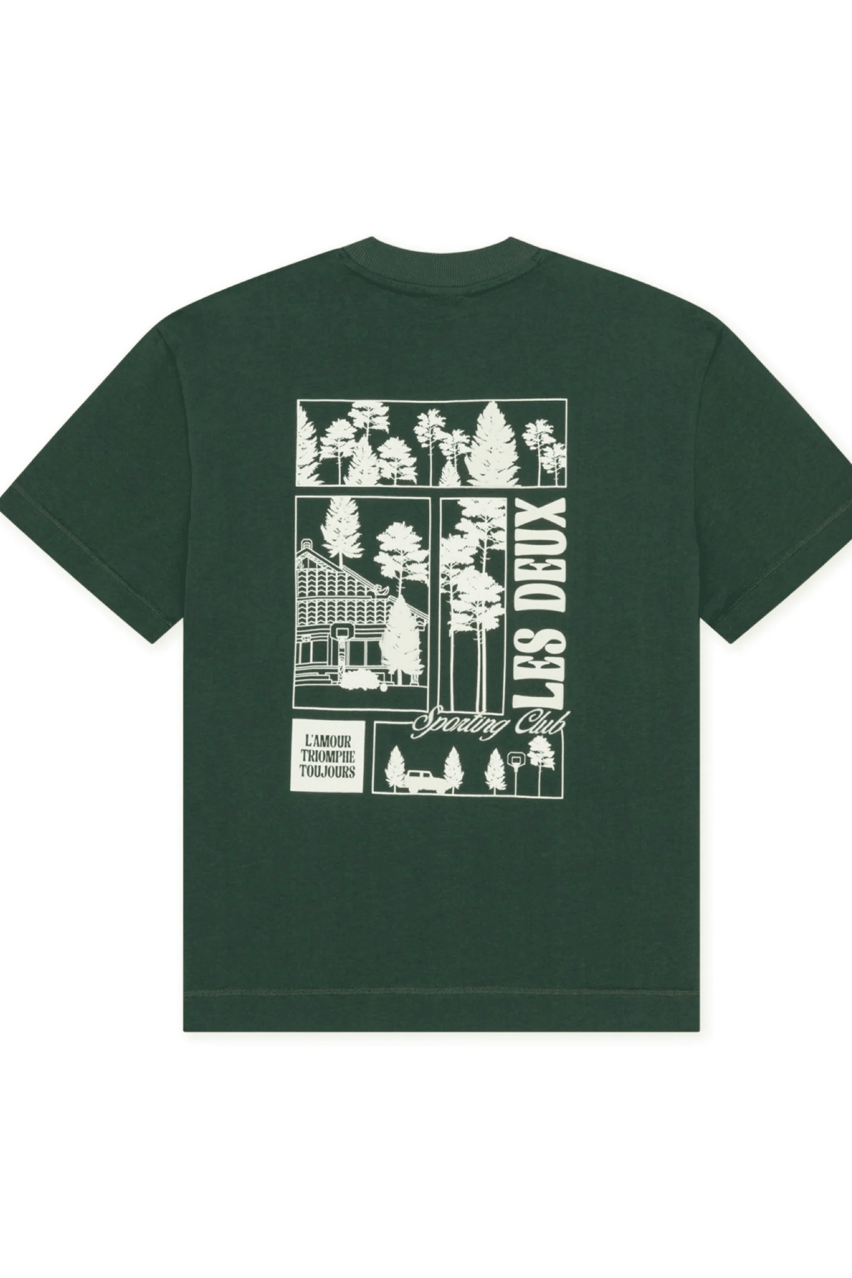 Tee-Shirt Woods Heavyweight Vert