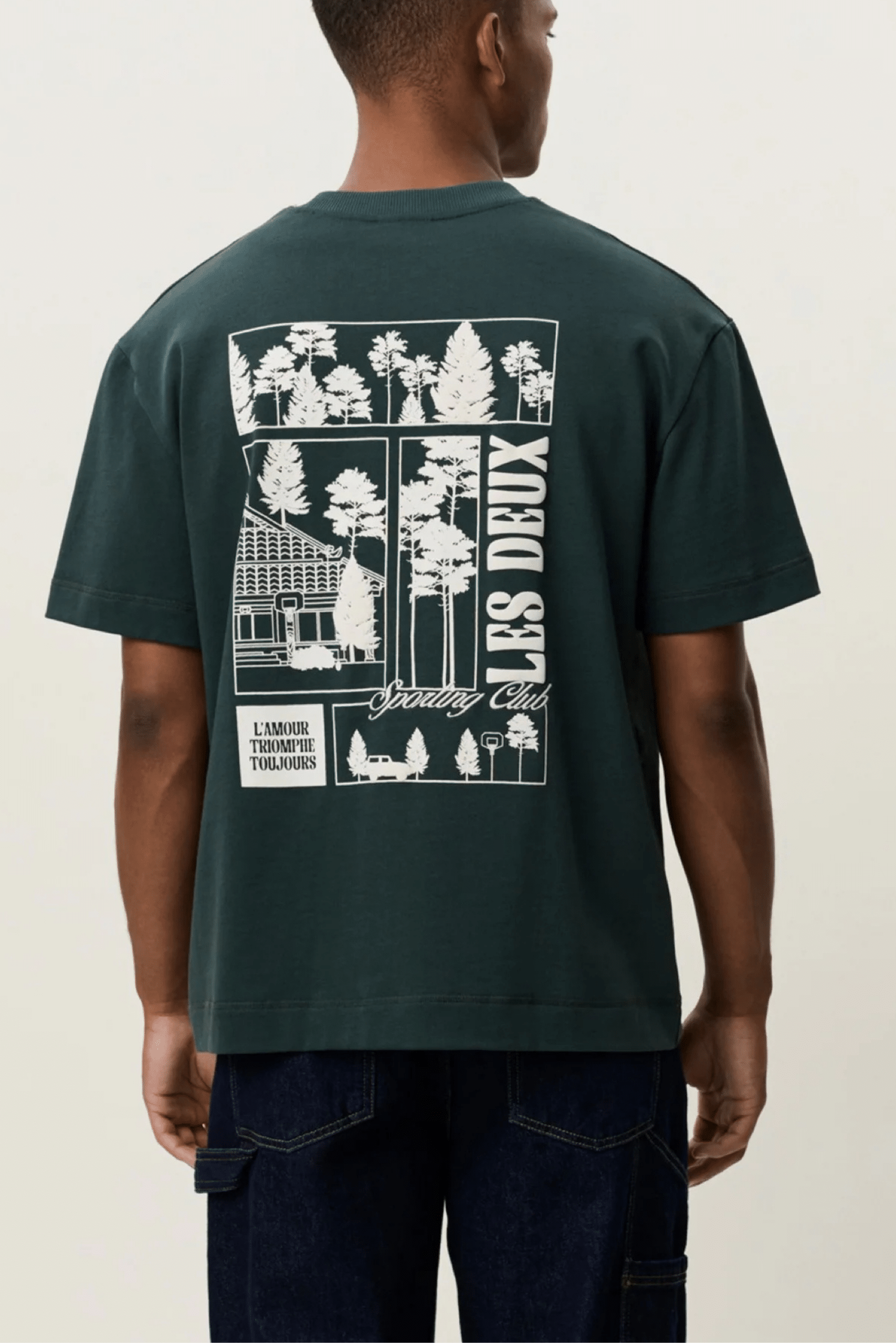 Tee-Shirt Woods Heavyweight Vert